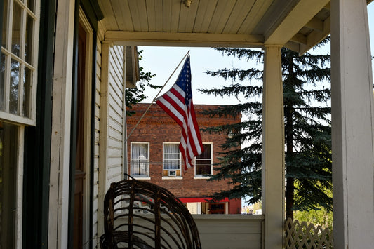 How to Keep Garden Flags from Twisting on a Windy Front Porch
