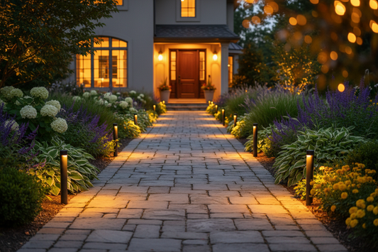 How to Plan Solar Pathway Lighting for a Safer, More Welcoming Front Walkway