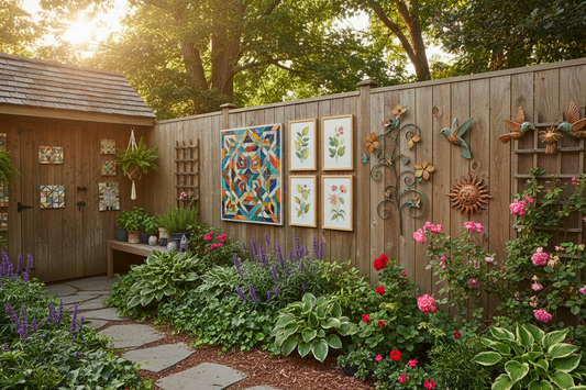 Transform Your Outdoor Space with DIY Wall Art: Creative Ideas for Your Fence or Shed
