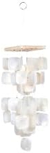 MUMTOP Shell Wind Chimes for Outside Clearance, Tropical White Capiz Shell Wind Chime for Patio,Indoor,Outdoor,Garden,Yard,Coastal,Beach Decor or Gifts for Women,Girl