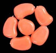 150Pcs Glow Stones Glow in The Dark Garden Stones Pebbles, Gardening Luminous Stones Outdoor Decor Glowing Water Fish Tank Gravel (Orange)