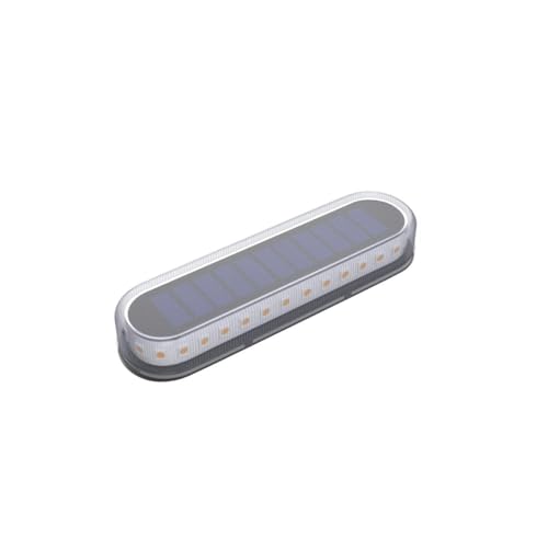 Solar Deck Lights - 4 Pack LED Warm White IP68 Waterproof