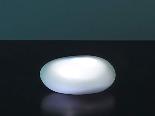 Britta Products Solar Path Paver Stones - Waterproof Solar LED Light for Garden Paths and Stairs - LED Cool White Stone Markers - Set of 3 Stone Lamps