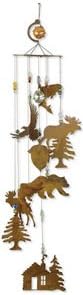 Sunset Vista Designs Wilderness Wonders Rustic Cabin Wind Chime, Large