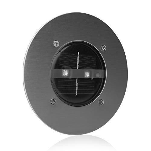 Solar Ground Spot 2 LED Round