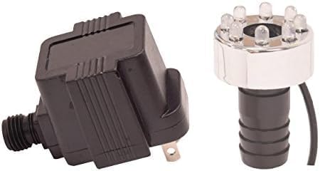EasyPro LED8B LED Statuary Light & Transformer Kit / 1 3/8" Diameter Light/for use with Tranquil Décor Fountains & Basalts / 10' Power Cord