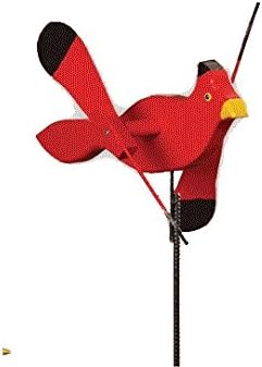 Cardinal Whirligig/Whirly Bird Garden Spinner Lawn Decoration Amish-Made