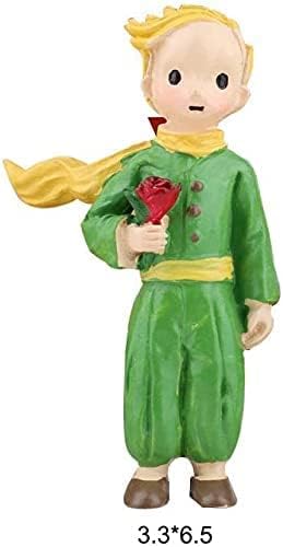Garden Ornaments Decor Statue Outdoor,Abstract Unique Statue Sculpture Creative Statues and Sculptures Outdoor Decor for Garden,Miniature Cute Little Prince Fairy Garden Figurines Micro Land