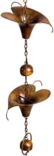 Ancient Graffiti Calla Lilies Decorative Hanging Chain