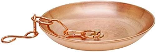 Rain Chain Copper Basin Bowl for Rain Chain Pure Copper 1- Pack