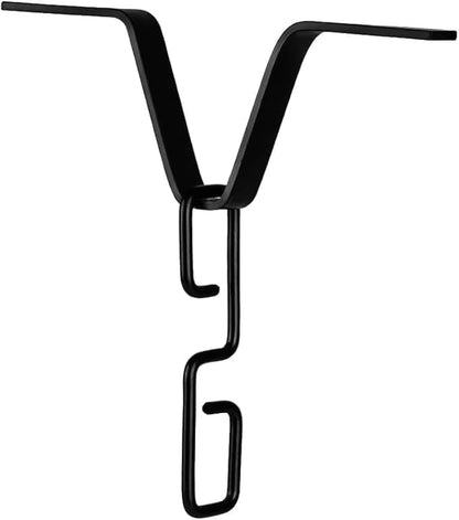 Rain Chain Gutters Adapter Clip for Outside V Style Copper Hook Hanger Iron Connector for Rain Chimes Downspout Outside Hardware Rain Catcher System Installation Accessories for Garden & Yard Spring.