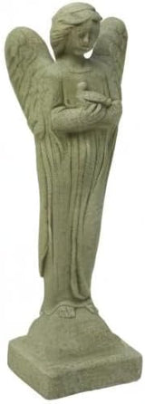 Emsco Group 2260-1AZ Morning Angel Statue – Natural Sandstone Appearance – Made of Resin – Lightweight – 29” Height