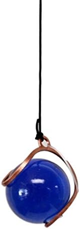 Atlantic Collectibles Stained Glass Flitting Butterfly Copper Metal Wind Chime 28" Long Resonant Outdoor Patio Garden Decor Accessory