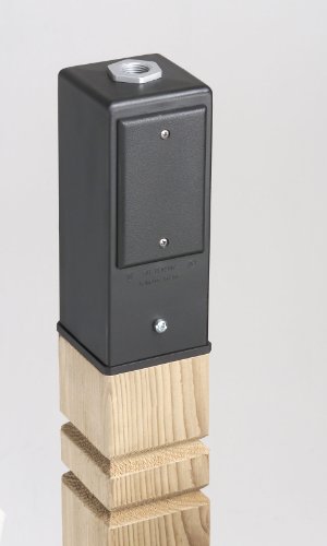 Gard-N-Post Deck-Mount Light Post 9" - Black