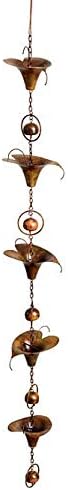Ancient Graffiti Calla Lilies Decorative Hanging Chain