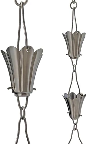 Nutshell Stores Yuri Rain Chain - Stainless Steel - 8 Feet