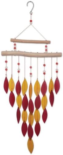 Sunset Vista Designs Bali Arrow Falls, Red Chime, 28.25-inch Height