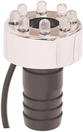 EasyPro LED8B LED Statuary Light & Transformer Kit / 1 3/8" Diameter Light/for use with Tranquil Décor Fountains & Basalts / 10' Power Cord