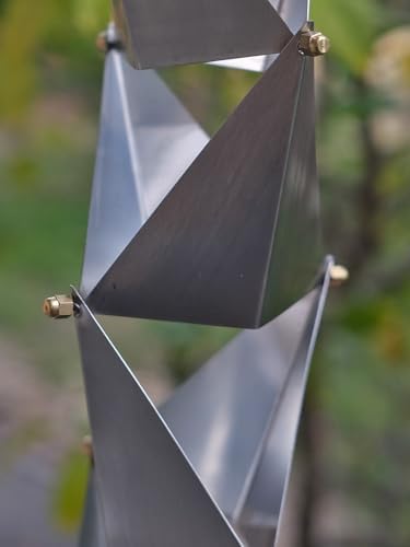 Nutshell Stores Origami Rain Chain - Stainless Steel - 14 Feet