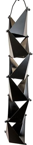 Nutshell Stores Origami Rain Chain - Black - 9 Feet