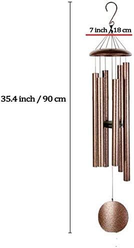 XIXIDIAN Wind Chimes Outdoor Large, Memorial Wind Chimes Outdoor,35 Inch Wind Chimes Outdoor, Elegant Chime for Garden Patio Balcony and Home