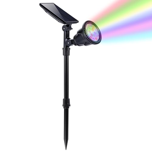Solar Outdoor Spotlights - 1 Pack