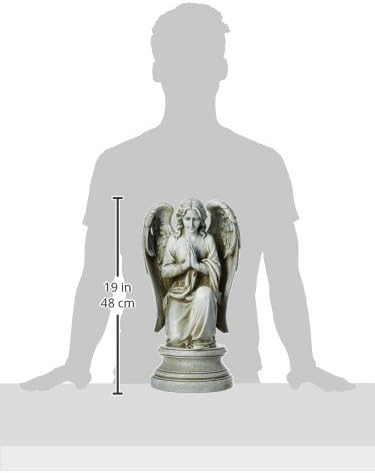 Joseph's Studio by Roman 17.75" H Praying Angel Garden Statue, Religious Outdoor Decor