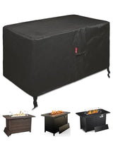 SheeChung Rectangular Fire Pit Cover 44"L x 28"W x 25"H,Waterproof 600D