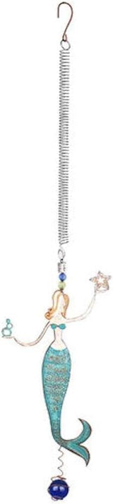 Sunset Vista Designs Bouncy Hanging Decoration, 11-Inch, Meri Mermaid
