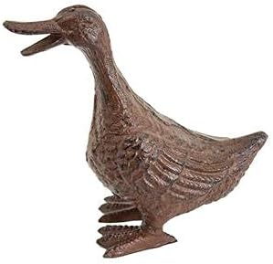 Full Bodied Cast Iron Duck Garden Figure