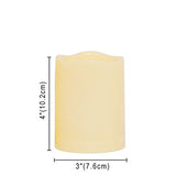 Waterproof LED Flameless Candles - 3x4" Remote Timer 2-Pack