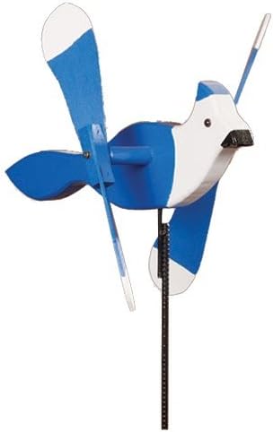Blue Jay Whirligig/Whirly Bird Garden Spinner Lawn Decoration Amish-made