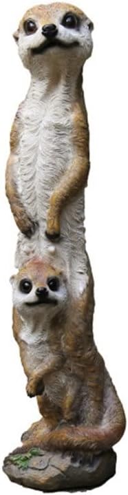46CM Country Simulation Animal Statue Resin Crafts Art Sculpture Outdoor Garden Courtyard Decoration