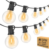100ft Waterproof Dimmable Globe String Lights - 52 LED Bulbs (2-Pack)