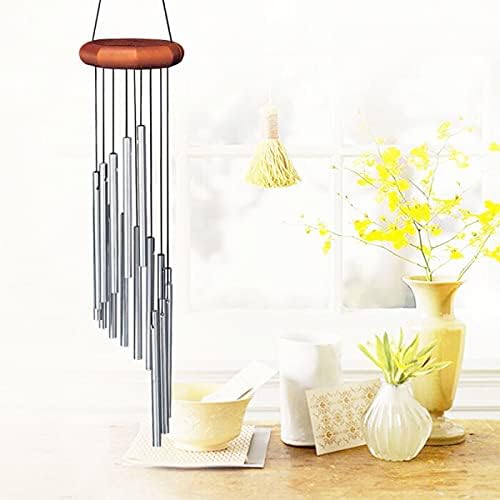 Wind Chime Tubes for Home Garden Outdoor Hanging Decorations,Wind Chime Making Kit,Wind Chime Part, DIY Wind Chimes for Ornament Craft Kit,with 6 Wind Chime Hooks,Wind Chime line 100 Yards
