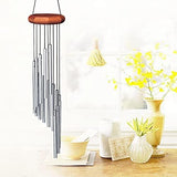 Wind Chime Tubes for Home Garden Outdoor Hanging Decorations,Wind Chime Making Kit,Wind Chime Part, DIY Wind Chimes for Ornament Craft Kit,with 6 Wind Chime Hooks,Wind Chime line 100 Yards