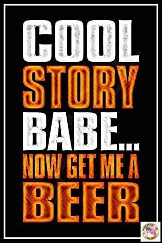 WORLD'S GREATEST MAN CAVE SIGNS! 8"X12" ALL WEATHER METAL MADE IN USA FUNNY BAR GARAGE OFFICE LOUNGE DECOR (COOL STORY)