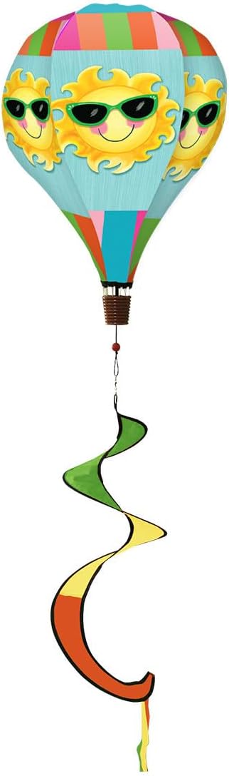 Briarwood Lane Hello Summer Sun Hot Air Balloon Spinner