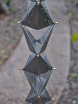 Nutshell Stores Origami Rain Chain - Stainless Steel - 11 Feet