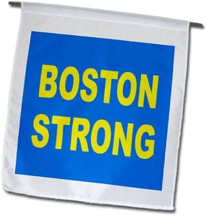 3dRose fl_113689_1 Boston Strong Garden Flag, 12 by 18-Inch