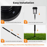Solar Path Lights - 8 Pack Waterproof