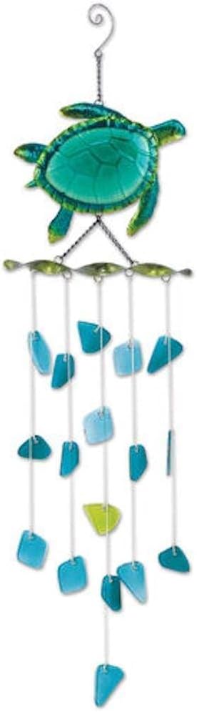 Sunset Vista 92632 Sea Turtle Sun Catcher Wind Chime, 31-inch Length