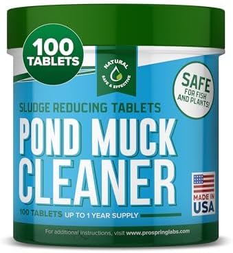 Pond Clarity Solution| Fish Pond Clarity Solution | Sludge Dissolver for Fish Pond 100 Tablets