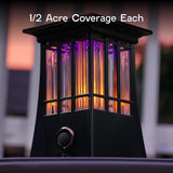 Solar Flame Patio Lantern Bug Zapper - ½ Acre Coverage
