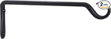 AILIN YELOKIE 12inch Plant Hanger, Sturdy Hanging Plant Hangers Outdoor, Bird Feeder Hanger for Bird Feeders, Planters, Lanterns, Wind Chimes Indoor Outdoor, Upgrade Black