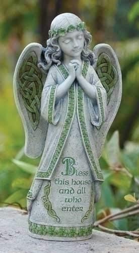 Joseph's Studio by Roman, 14.5" H Celtic Angel Garden Statue, Outdoor Décor, House Warming Gift,