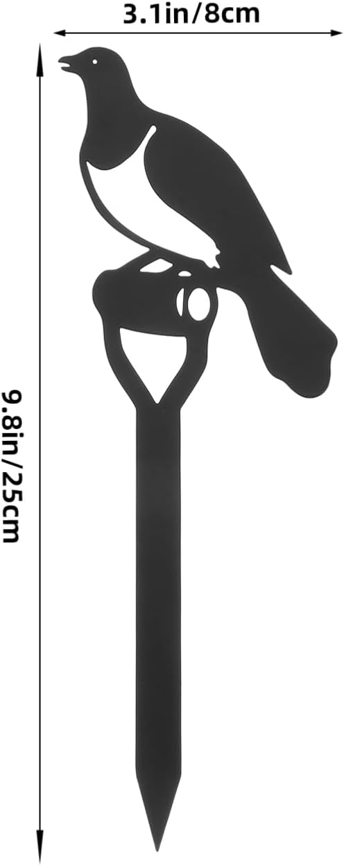 VANZACK Bird Garden Stake Decorative Iron Art Lawn Ornament for Outdoor Decor Beautiful Combinations for Patio and Weather-Resistant Design for Garden