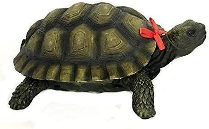 Bellaa Turtle Garden Sculptures Statues Home Decor Tortoise Realistic Cute Large Animal Gilbert Zen Garden Patio Lawn Yard Art Tanya Talia Galapagos Todd Outdoor Figurines 9 inch