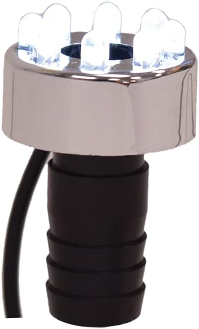EasyPro LED8B3 LED Statuary Light & Transformer Kit / 1 3/8" Diameter Light/for use with Tranquil Décor Fountains & Basalts / 10' Power Cord / 3 Pack