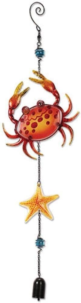 Sunset Vista Designs Metal and Glass Crab and Star Fish Suncatcher